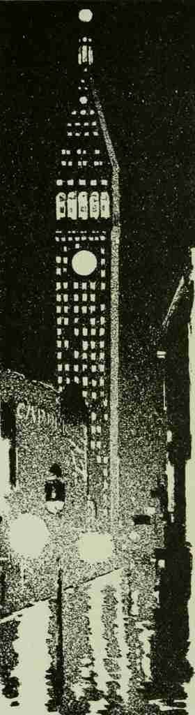 Glimpses of New York 1911 Metropolitan Tower A4 Photo Print