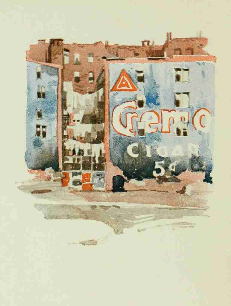 Glimpses of New York 1911 Riverside Warehouses Vintage A4 Photo Print