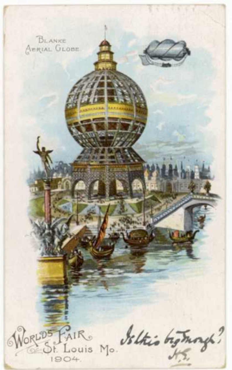 Globe Airships Fair Vintage Retro Advert Ads A4 Photo Print