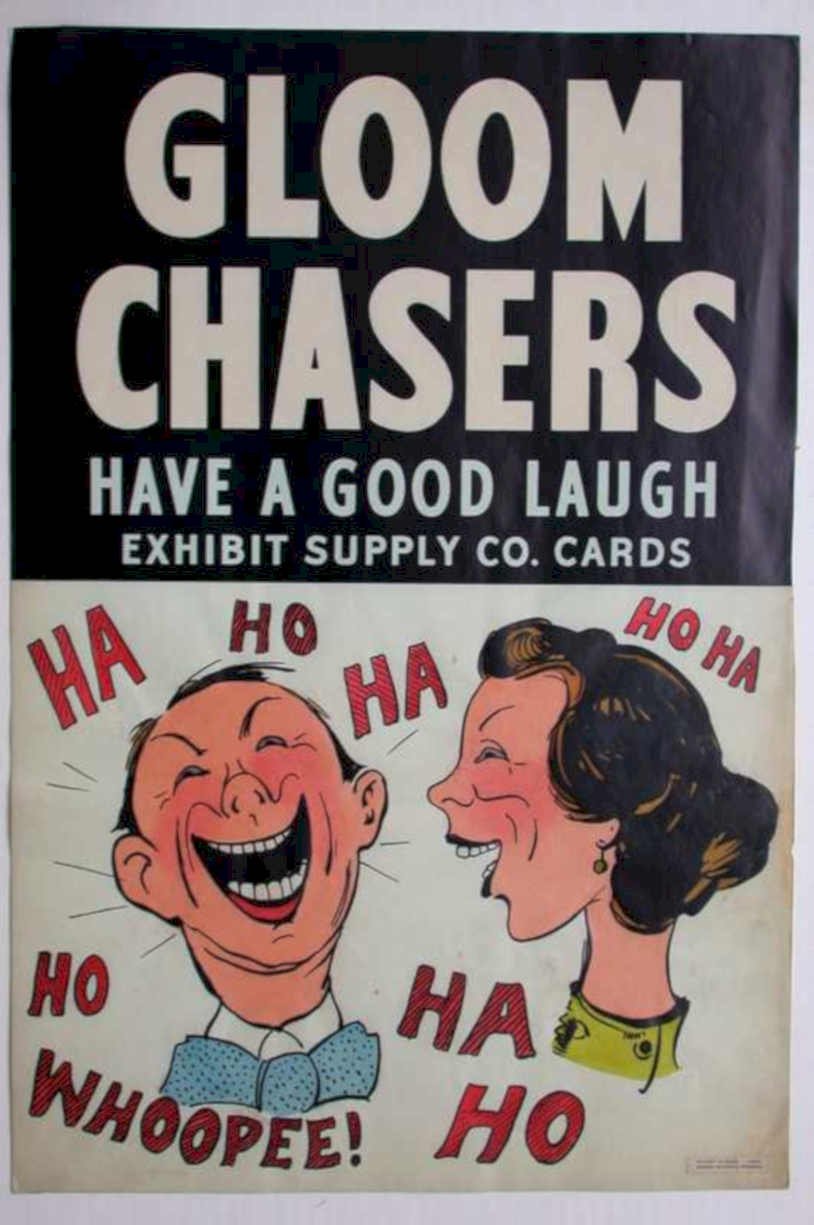 Gloom Chasers Cards Vintage Retro Advert Ads A4 Photo Print