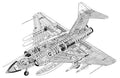 Gloster Javelin cutaway A4 Photo Print