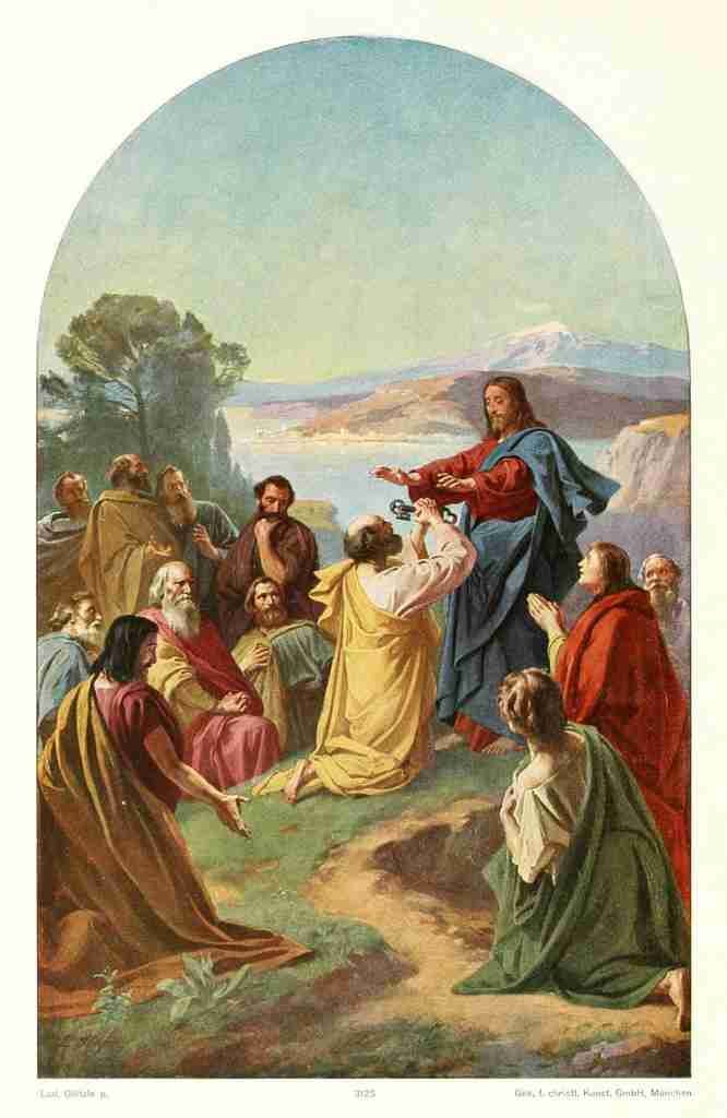 Glotzle Ludwig Christliche Kunst 11 1914 You are Peter A4 Photo Print