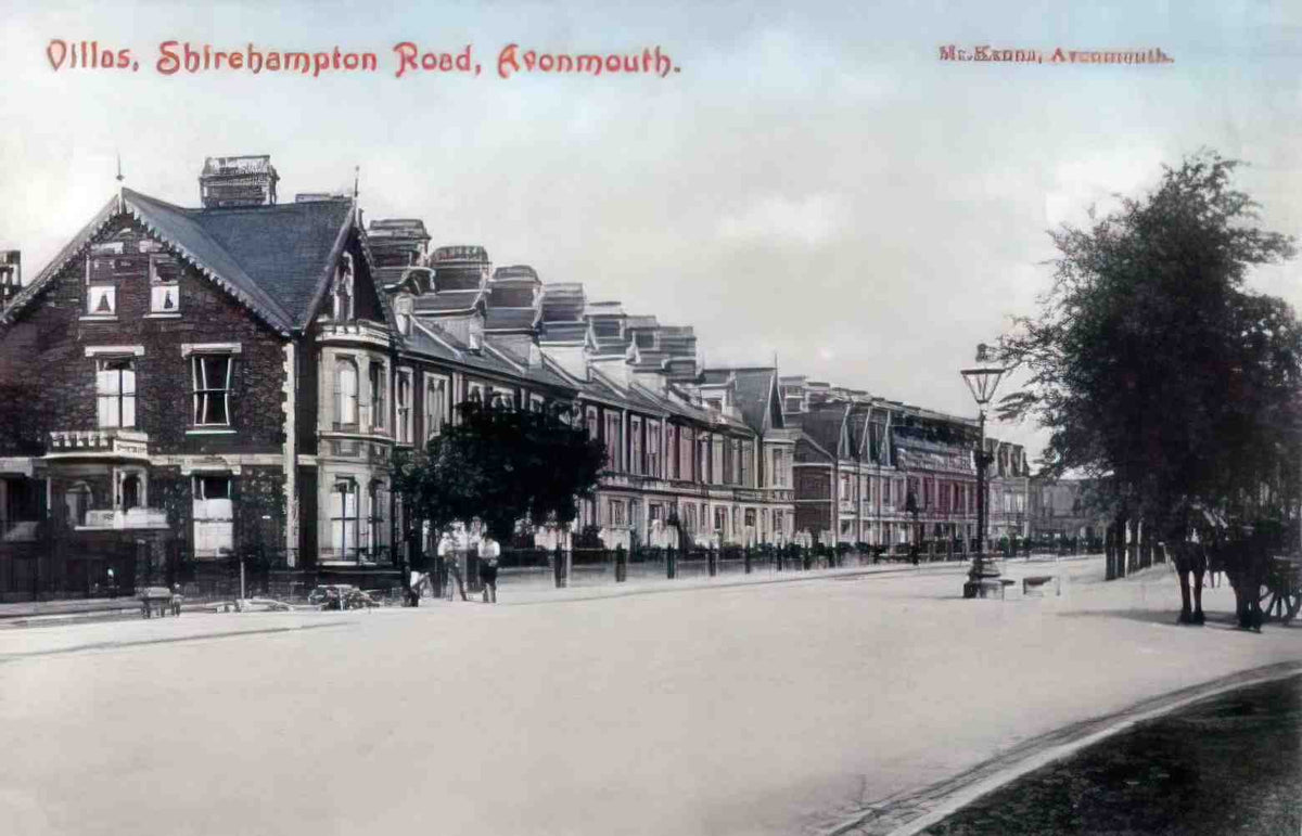Gloucestershire Avonmouth Shirehampton Road 1910s Vintage A4 Photo Print