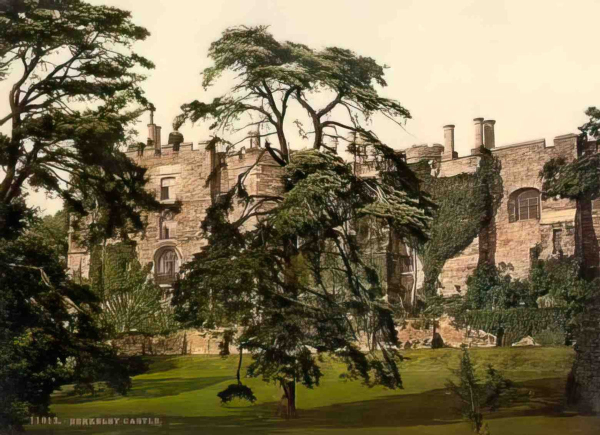 Gloucestershire Berkeley Castle Vintage A4 Photo Print