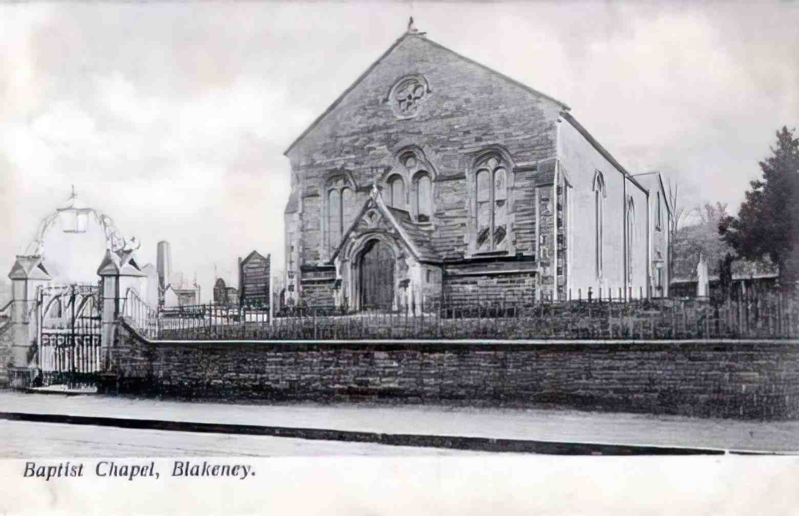 Gloucestershire Blakeney Baptist Chapel II 1900s Vintage A4 Photo Print