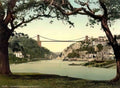 Gloucestershire Bristol Clifton Suspension Bridge Vintage A4 Photo Print