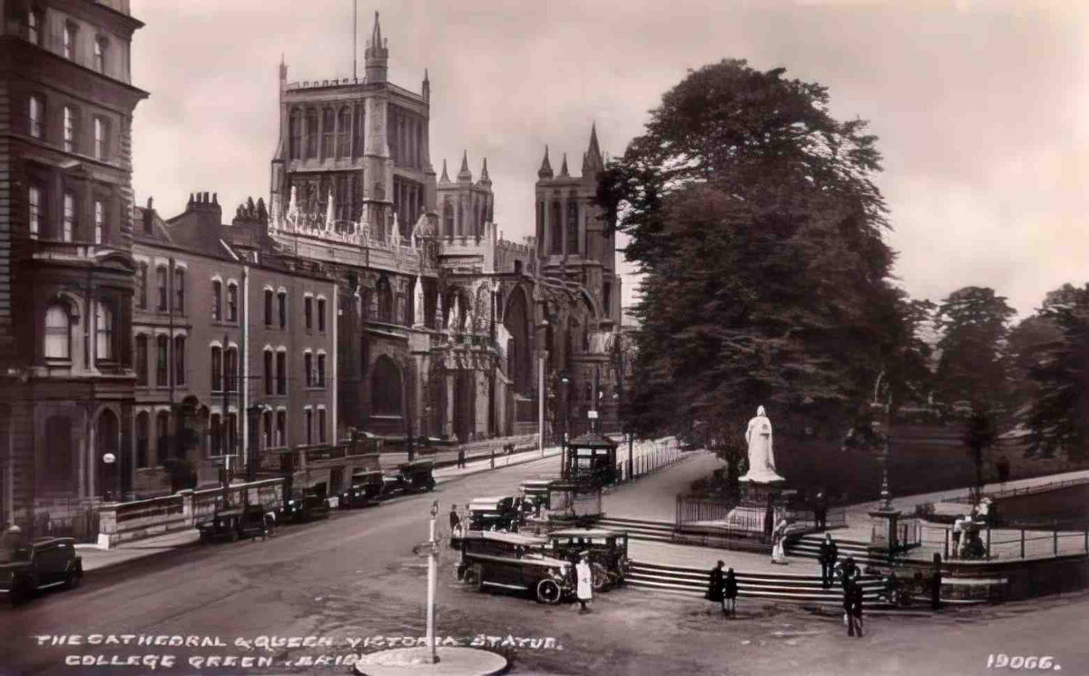Gloucestershire Bristol College Green Vintage A4 Photo Print