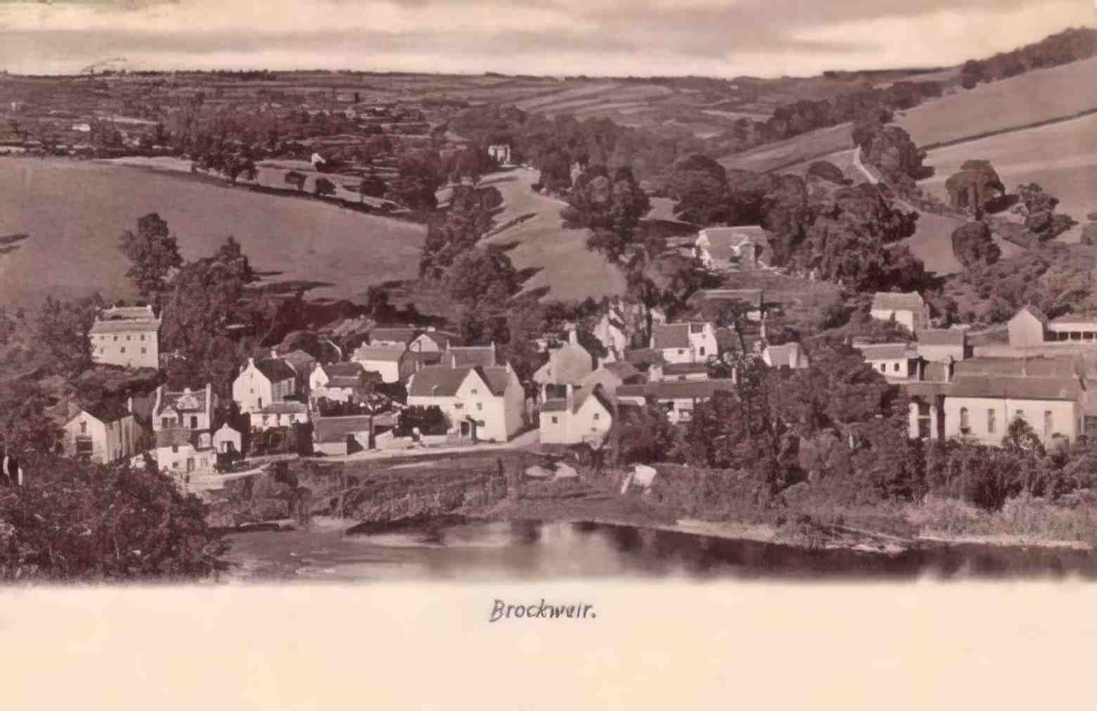 Gloucestershire Brockweir 1900s Vintage A4 Photo Print
