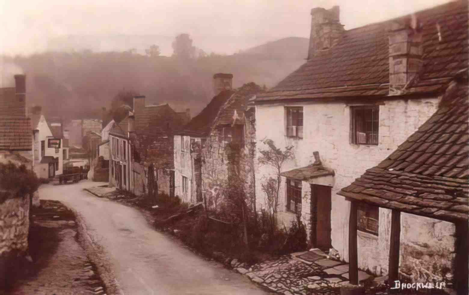 Gloucestershire Brockweir 1920s Vintage A4 Photo Print