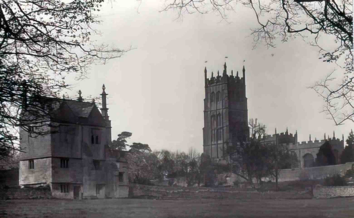 Gloucestershire Chipping Campden Church Vintage A4 Photo Print