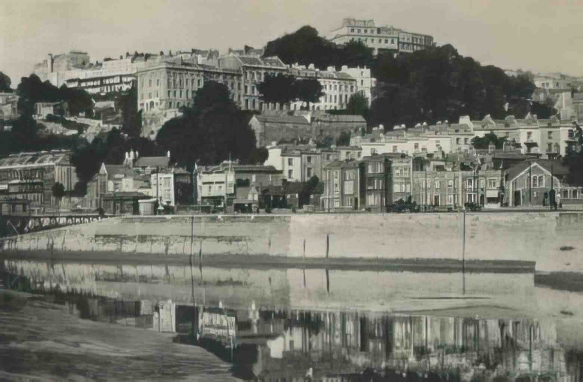 Gloucestershire Clifton The Regency Terraces overlooking the River Avon c1930s Vintage A4 Photo Print
