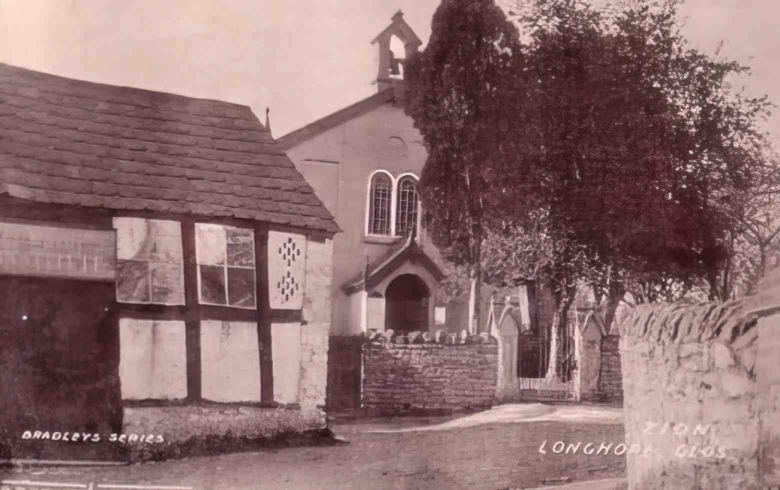 Gloucestershire Longhope Zion 1900s Vintage A4 Photo Print