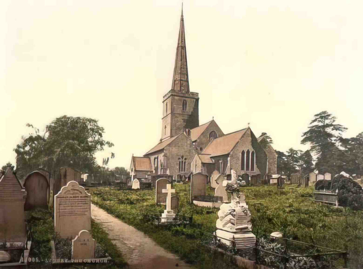 Gloucestershire Lydney Church Vintage A4 Photo Print