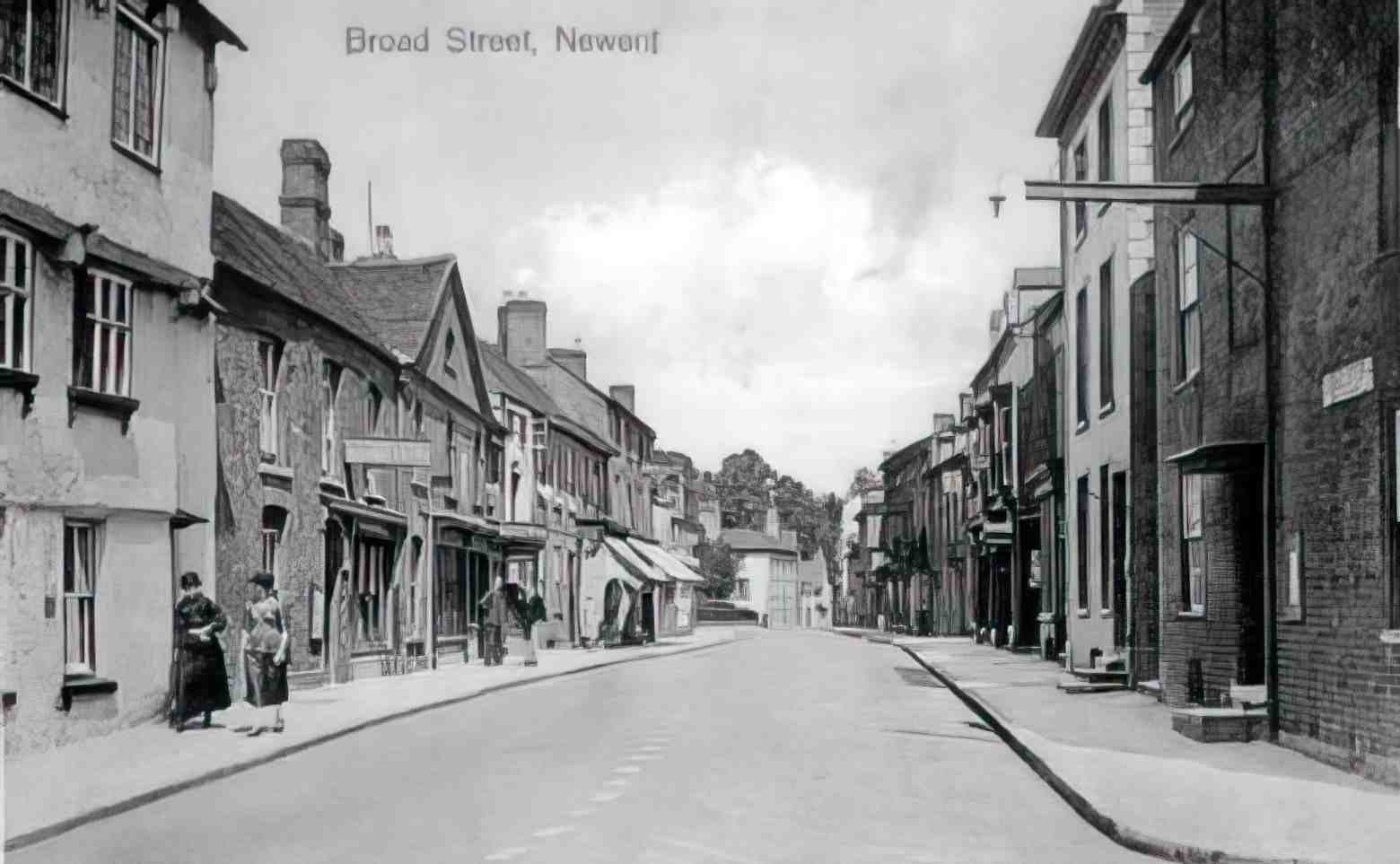 Gloucestershire Newent Broad Street 1929 Vintage A4 Photo Print