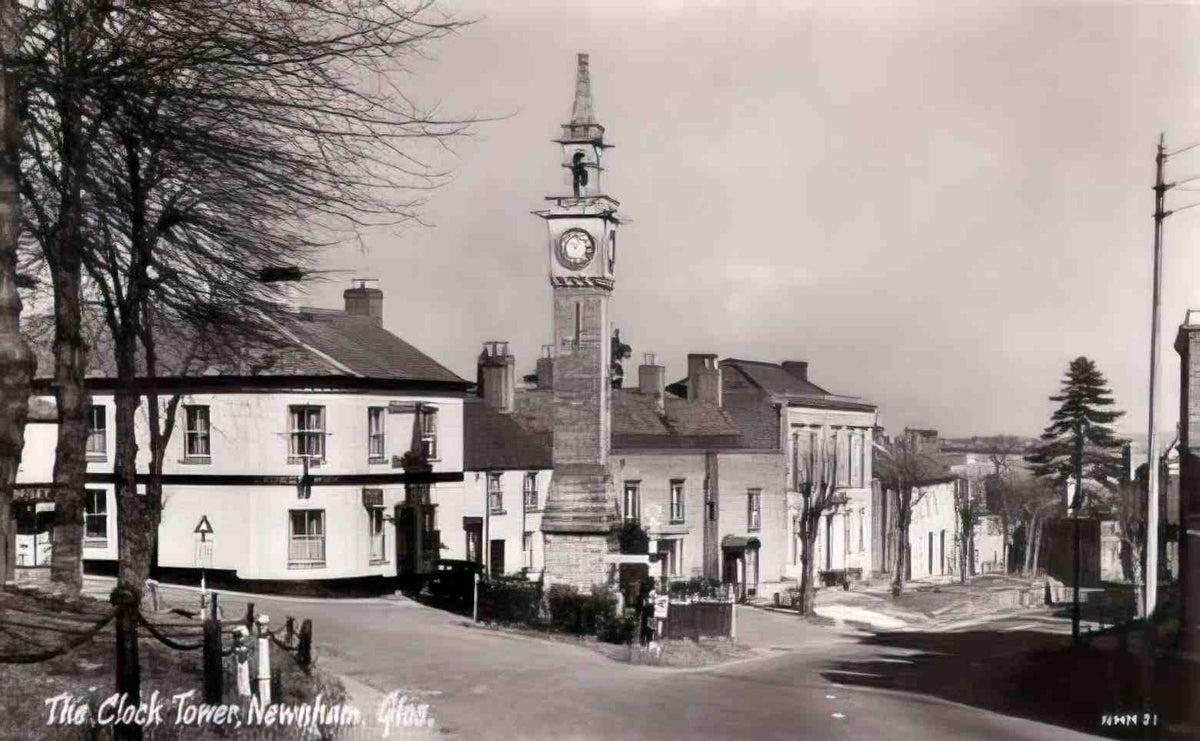 Gloucestershire Newnham Clock Tower 1960s Vintage A4 Photo Print