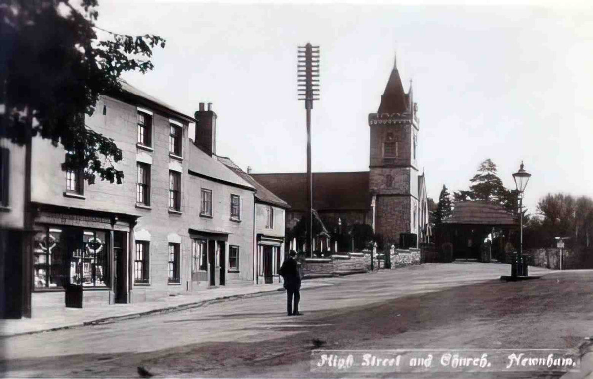 Gloucestershire Newnham High St and Church Vintage A4 Photo Print