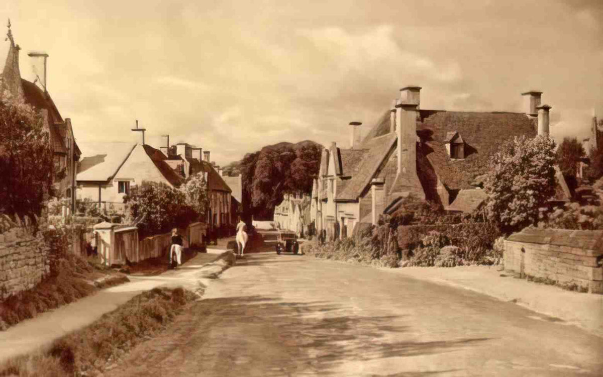Gloucestershire Stanton Vintage A4 Photo Print