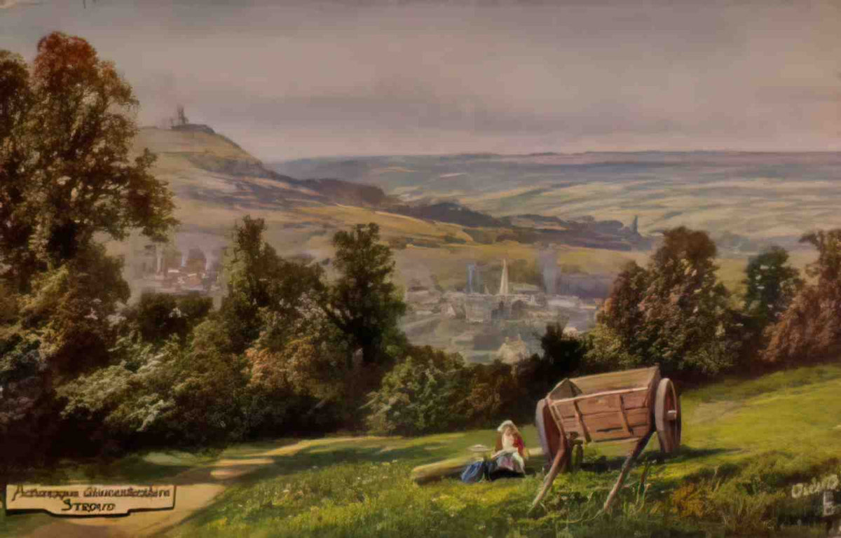 Gloucestershire Stroud Vintage A4 Photo Print