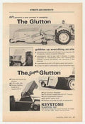 Glutton Sweeping Machines Vintage Retro Advert Ads A4 Photo Print