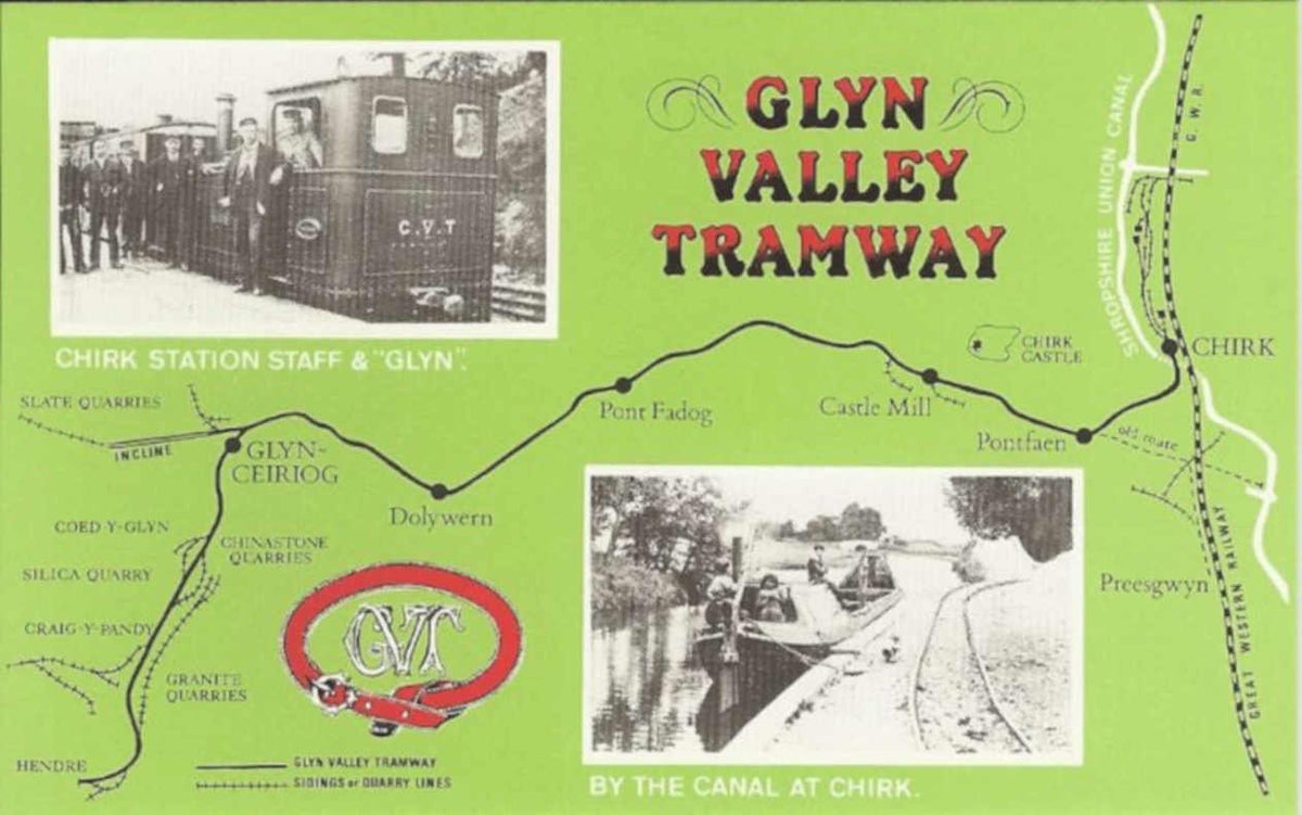 Glyn Valley Tramway 1 Vintage Retro Advert Poster A4 Photo Print