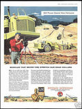Gm Bulldozer Euclid Vintage Retro Advert Ads A4 Photo Print