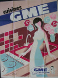 Gme Kitchen Poster Vintage Retro Advert Ads A4 Photo Print