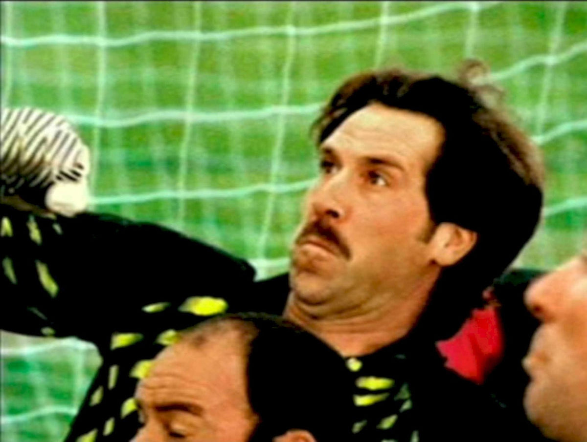 Goalkeeper Black Yellow 1990s Vintage Retro Advert
