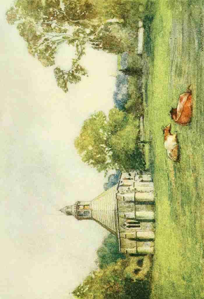 Goble Warwick 1862 1943 Greater Abbeys of England 1908 Glastonbury Abbey The Abbots Kitchen A4 Photo Print