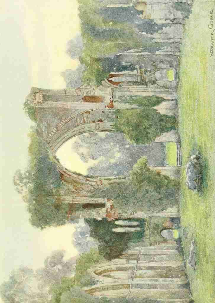 Goble Warwick 1862 1943 Greater Abbeys of England 1908 Netley Abbey Looking West A4 Photo Print