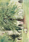 Goble Warwick 1862 1943 Greater Abbeys of England 1908 Netley Abbey The Cloisters A4 Photo Print