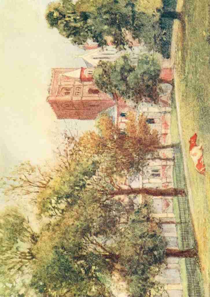 Goble Warwick 1862 1943 Greater Abbeys of England 1908 St Albans Cathedral The Norman Tower A4 Photo Print