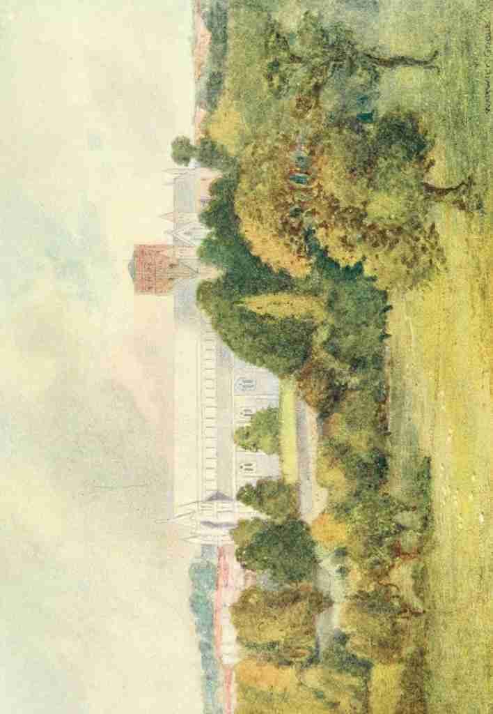 Goble Warwick 1862 1943 Greater Abbeys of England 1908 St Albans Cathedral from Verulam Hills A4 Photo Print