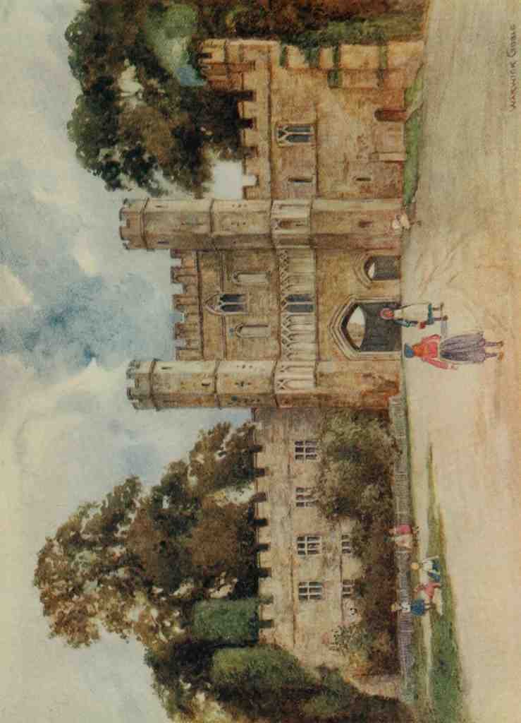 Goble Warwick Abbeys England 1908 Battle Abbey A4 Photo Print
