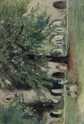 Goble Warwick Abbeys England 1908 Netley Abbey Cloisters A4 Photo Print
