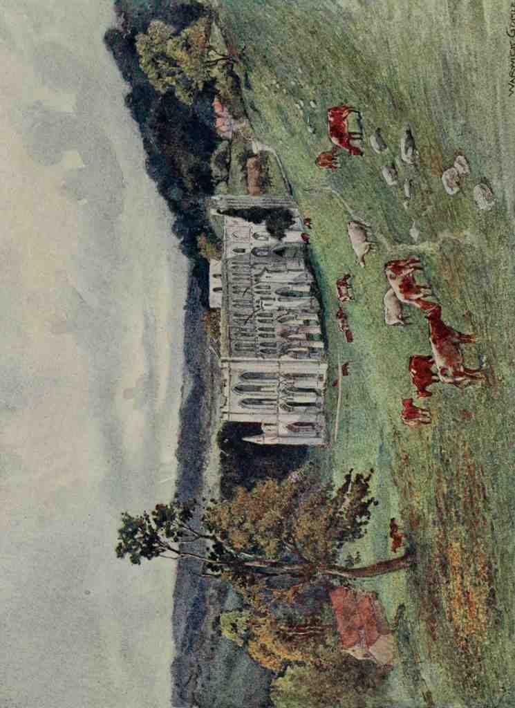 Goble Warwick Abbeys England 1908 Rievaulx Abbey From South East A4 Photo Print