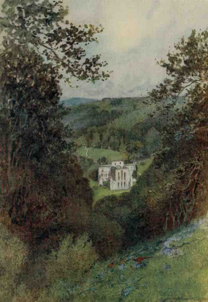 Goble Warwick Abbeys England 1908 Rievaulx Abbey From Terrace A4 Photo Print