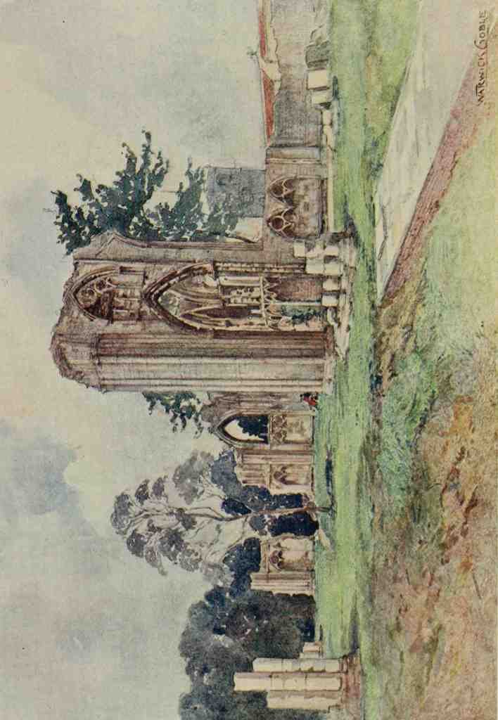 Goble Warwick Abbeys England 1908 St. Marys Abbey York A4 Photo Print