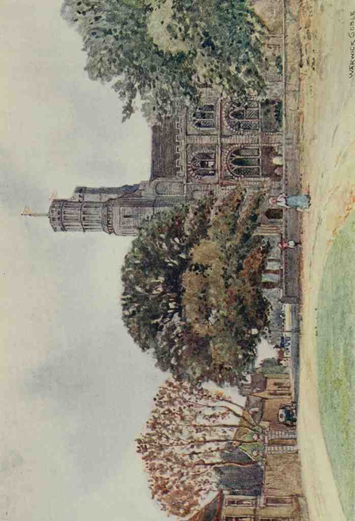 Goble Warwick Abbeys England 1908 Thorney Abbey A4 Photo Print