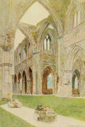 Goble Warwick Abbeys England 1908 Tintern Abbey Interior A4 Photo Print