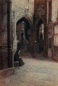 Goble Warwick Abbeys England 1908 Westminster Abbey South Ambulatory A4 Photo Print