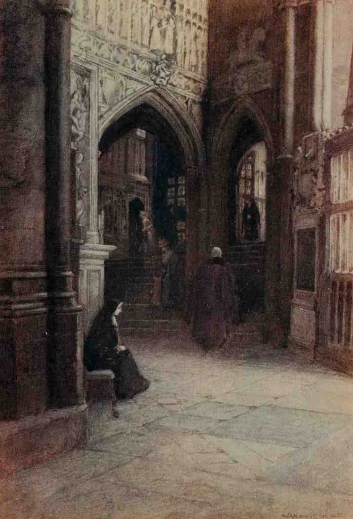 Goble Warwick Abbeys England 1908 Westminster Abbey South Ambulatory A4 Photo Print