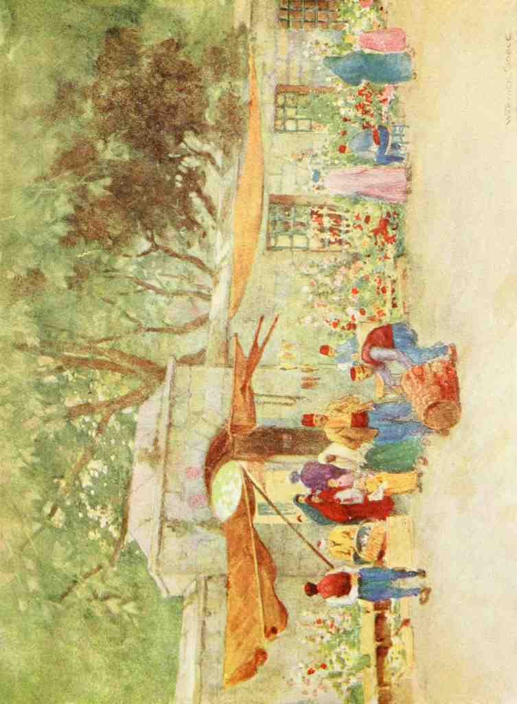 Goble Warwick Constantinople 1906 A Flower Market In Scutari A4 Photo Print