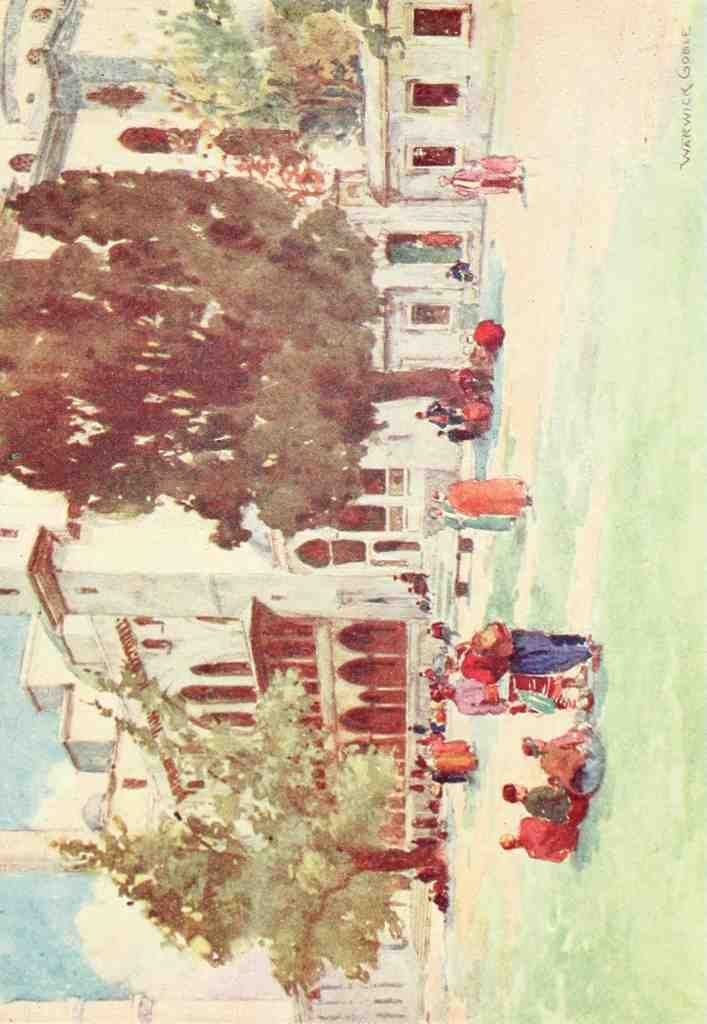 Goble Warwick Constantinople 1906 Court Of Suleimaniyeh A4 Photo Print