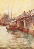 Goble Warwick Constantinople 1906 Galata Bridge A4 Photo Print