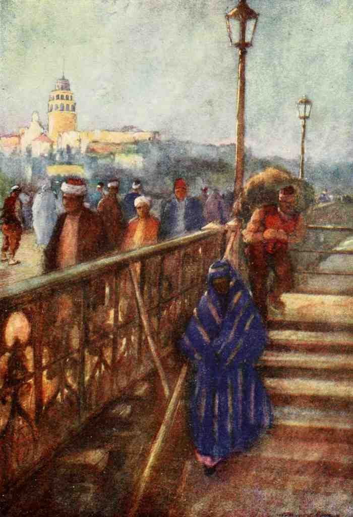 Goble Warwick Constantinople 1906 Galata Tower A4 Photo Print
