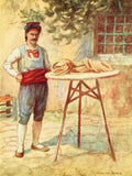 Goble Warwick Constantinople 1906 Simit Seller A4 Photo Print