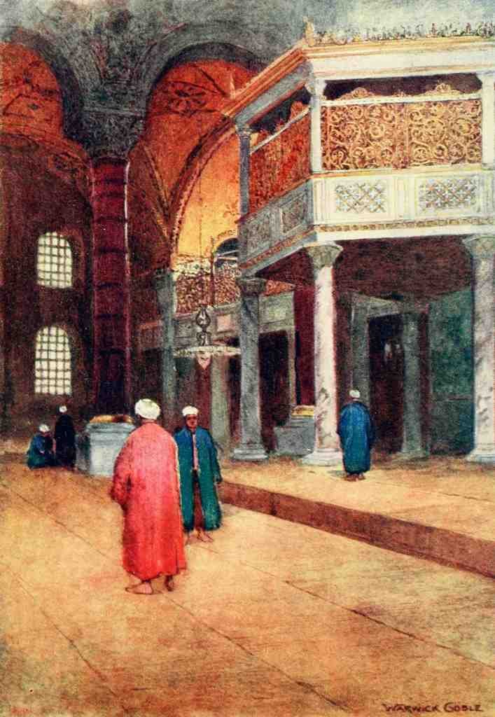Goble Warwick Constantinople 1906 Sultans Gallery A4 Photo Print