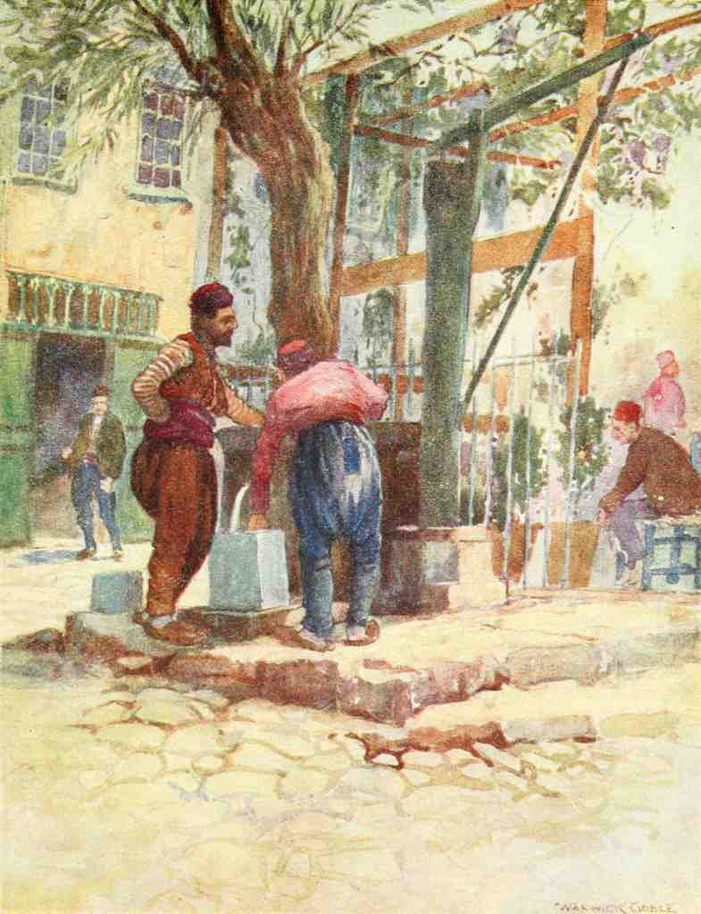 Goble Warwick Constantinople 1906 Turkish Well Stamboul A4 Photo Print