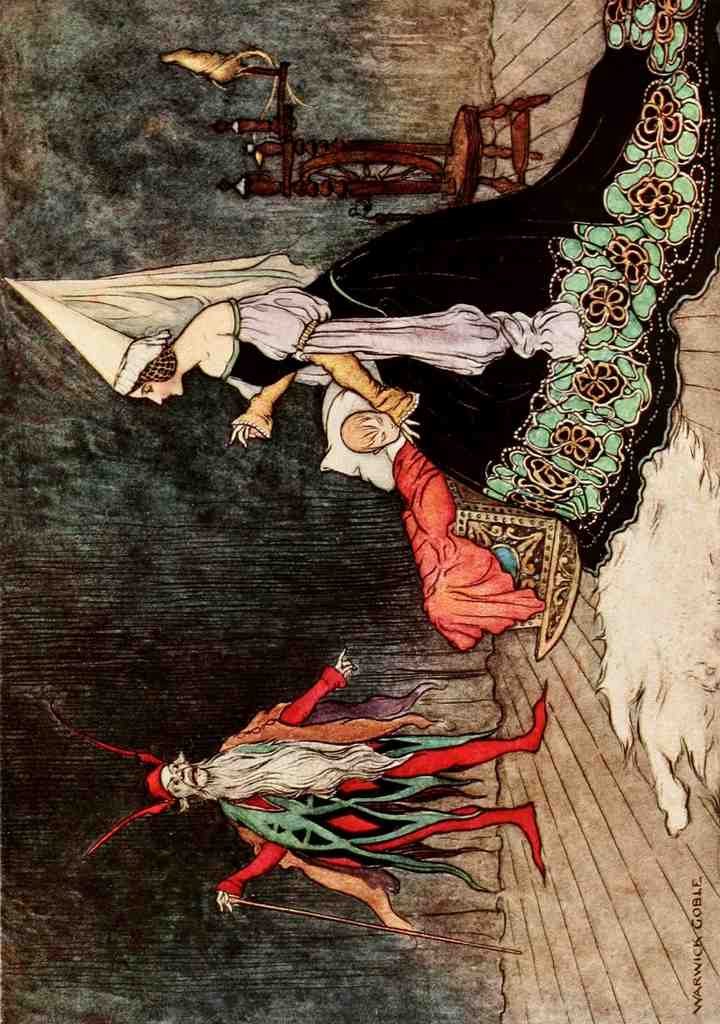 Goble Warwick Fairy Book 1913 Are You Not Sometimes Called Rumpelstilzchen A4 Photo Print