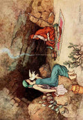Goble Warwick Fairy Book 1913 He Flew In Perched On Her Shoulder A4 Photo Print
